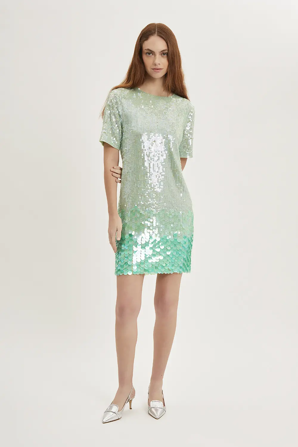 P.A.R.O.S.H. MINI ABITO PAILLETTES DEGRADE Acquista Ora