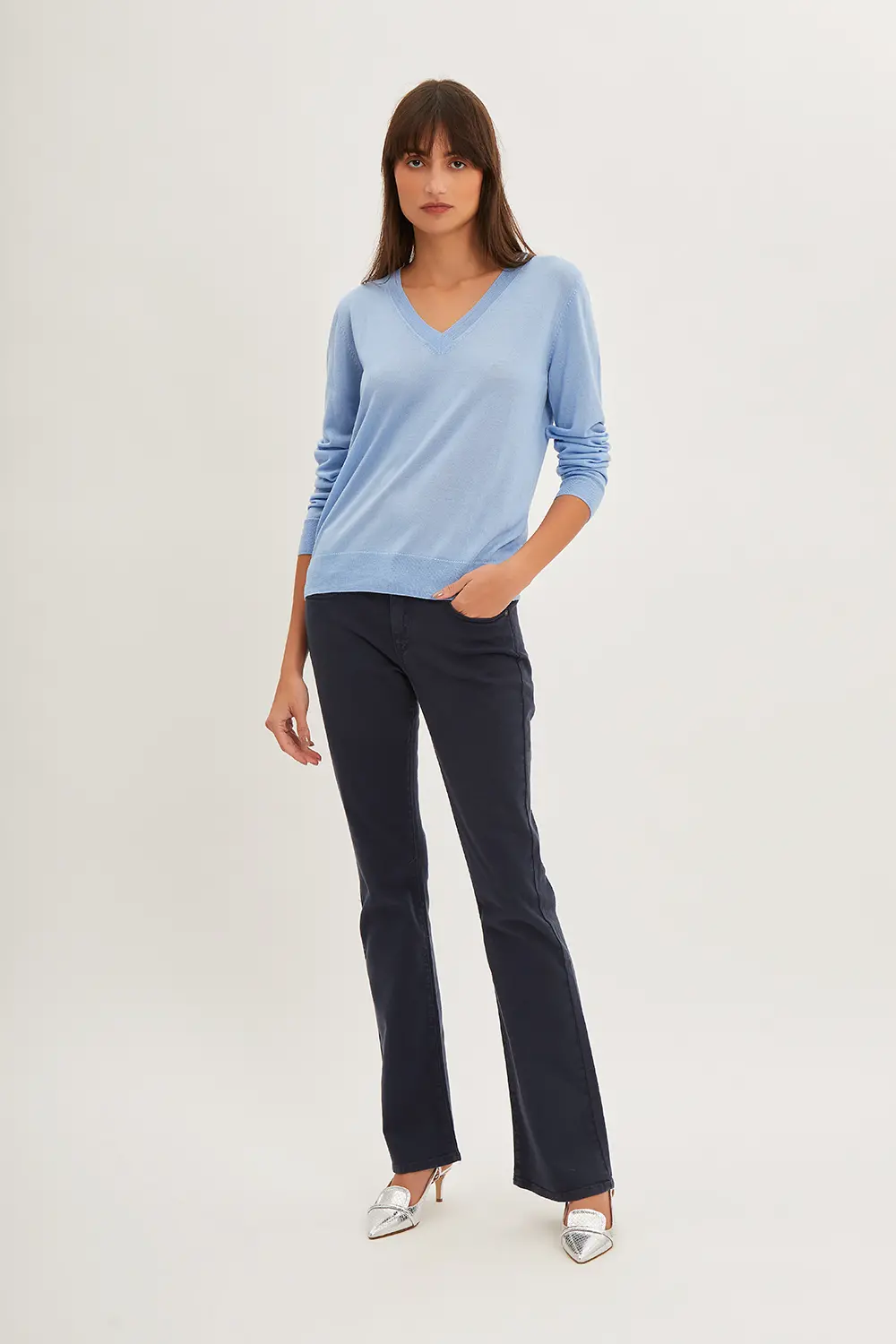 P.A.R.O.S.H. MAGLIA SCOLLO V Sottocosto
