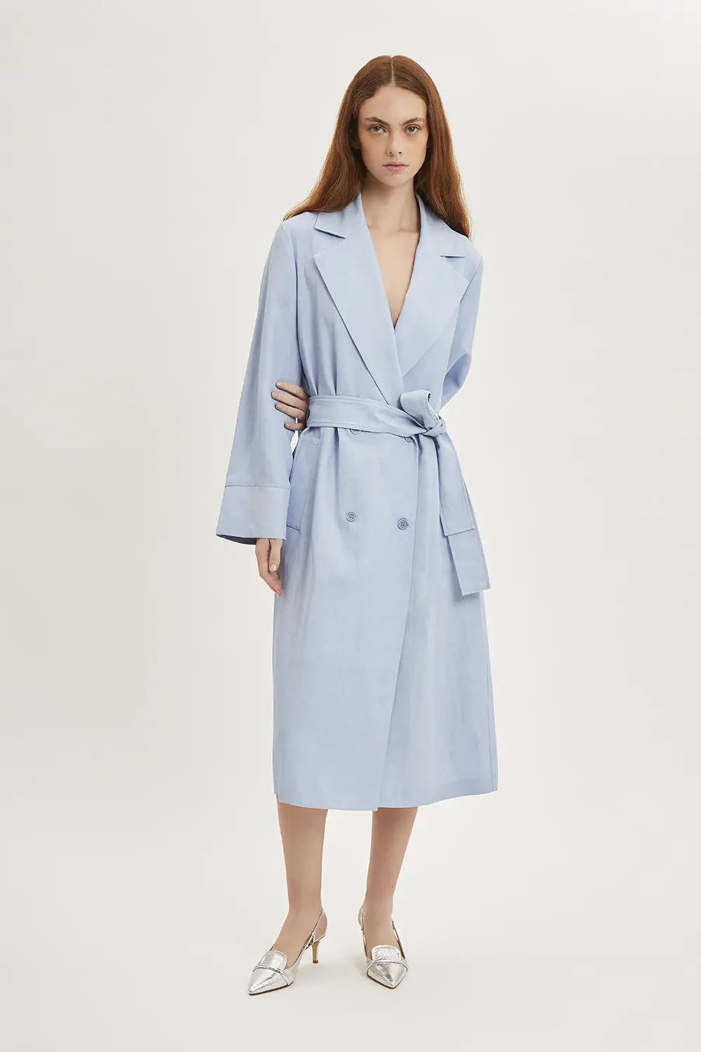 P.A.R.O.S.H. TRENCH LINO In Linea