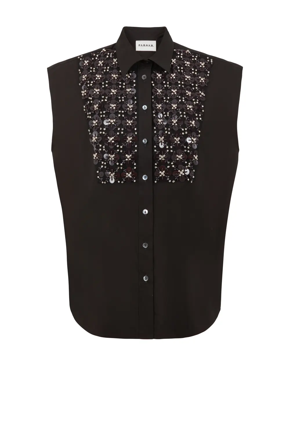 P.A.R.O.S.H. CAMICIA RICAMO PAILLETTES Sconto