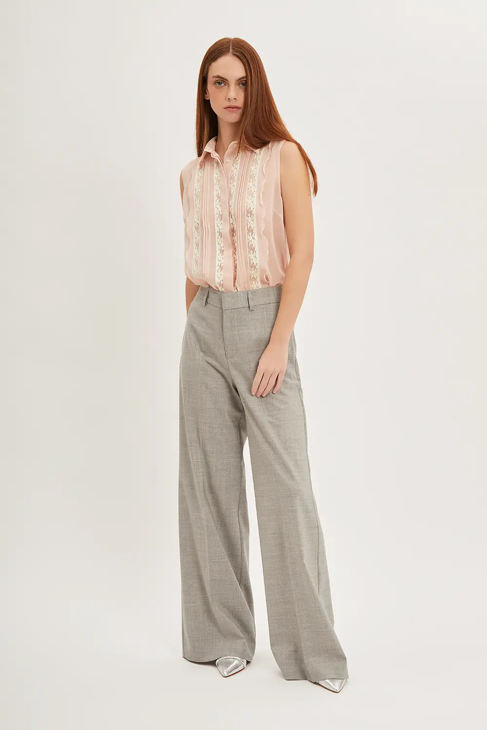 P.A.R.O.S.H. BLUSA CON ROUCHES Saldi
