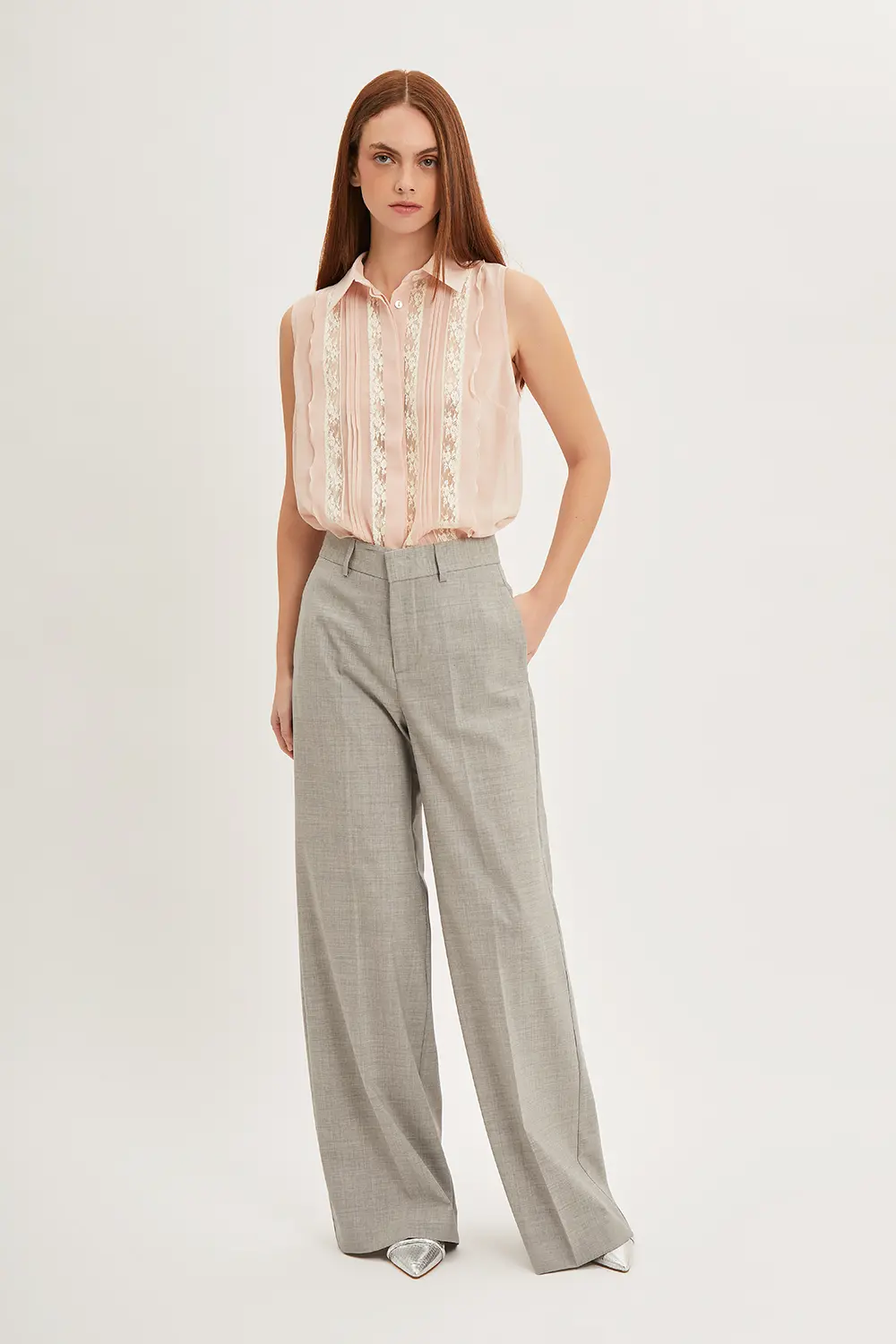 P.A.R.O.S.H. BLUSA CON ROUCHES Saldi