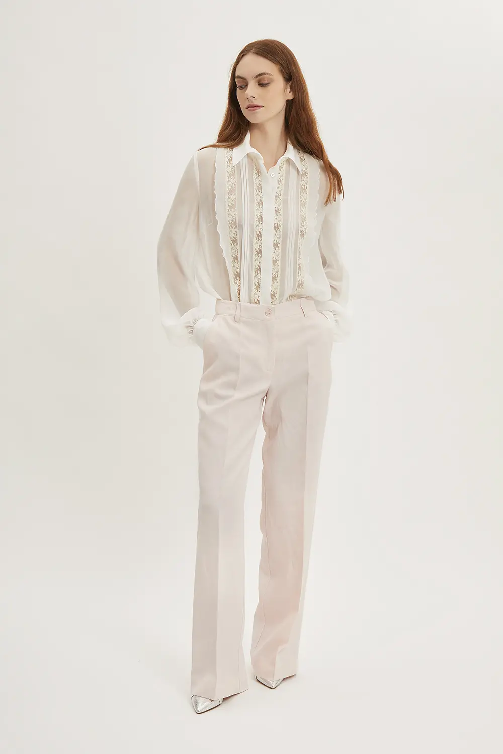 P.A.R.O.S.H. CAMICIA CON ROUCHES Vendite Flash