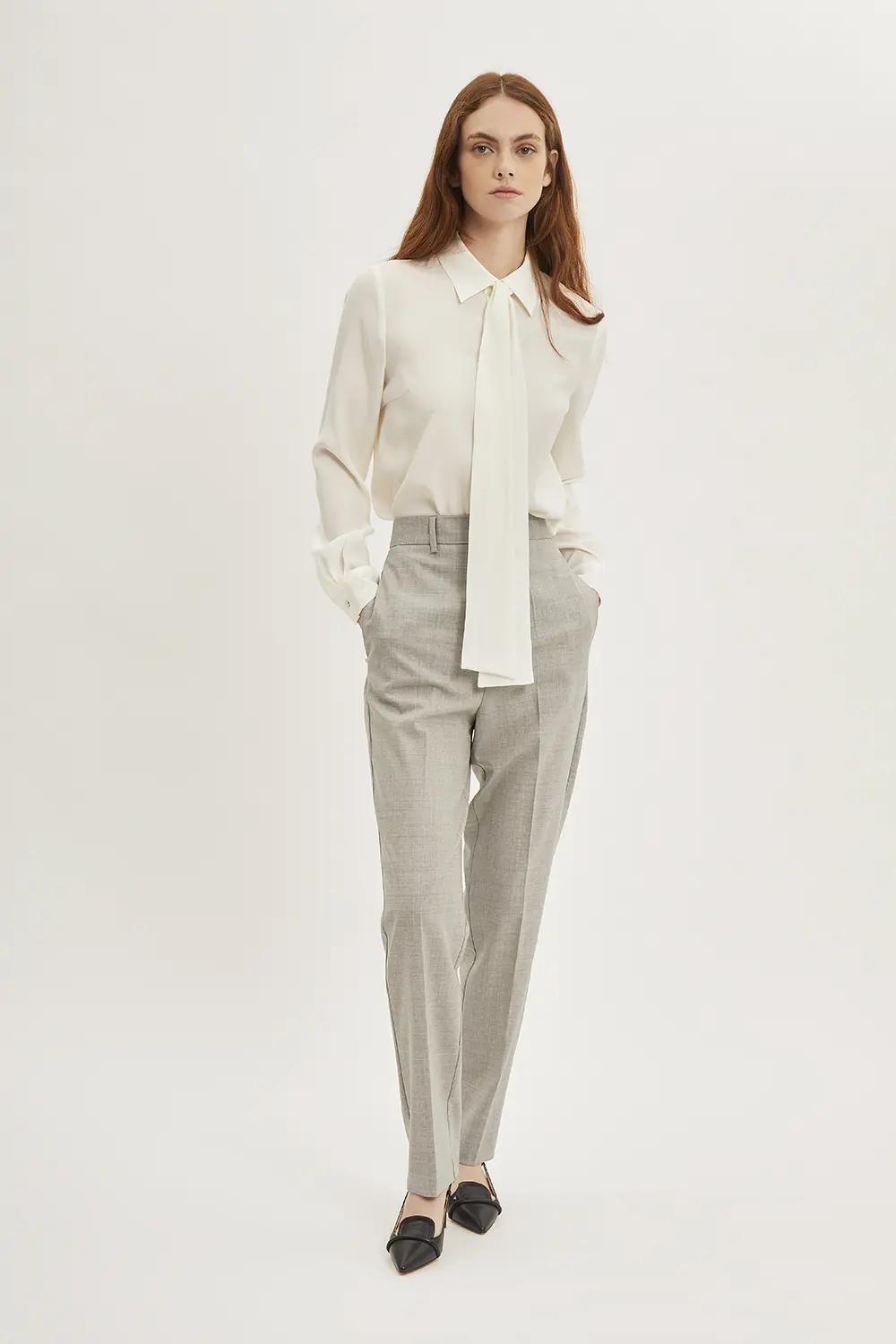 P.A.R.O.S.H. CAMICIA CON FIOCCO Nuova