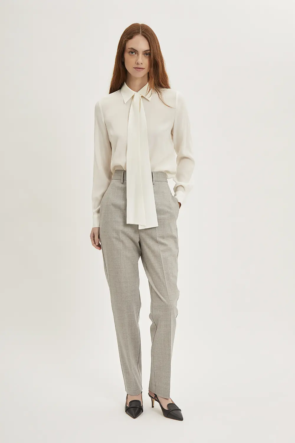 P.A.R.O.S.H. CAMICIA CON FIOCCO Nuova