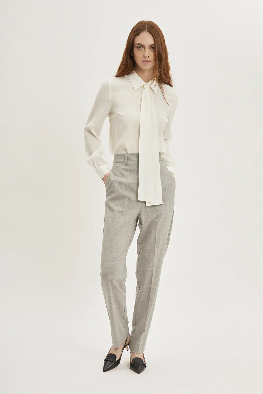 P.A.R.O.S.H. CAMICIA CON FIOCCO Nuova