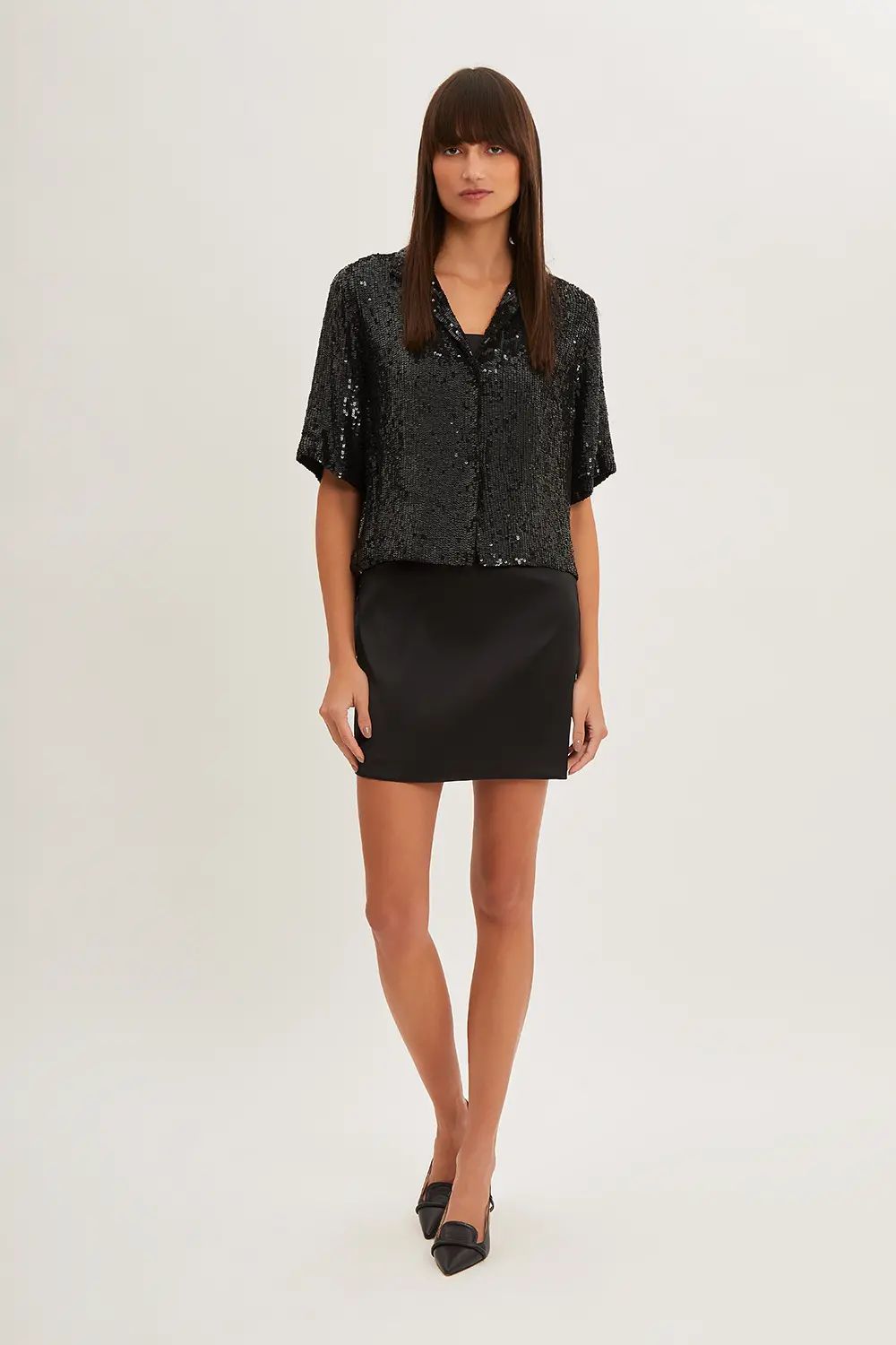 P.A.R.O.S.H. CAMICIA FULL PAILLETTES Comprare a buon mercato