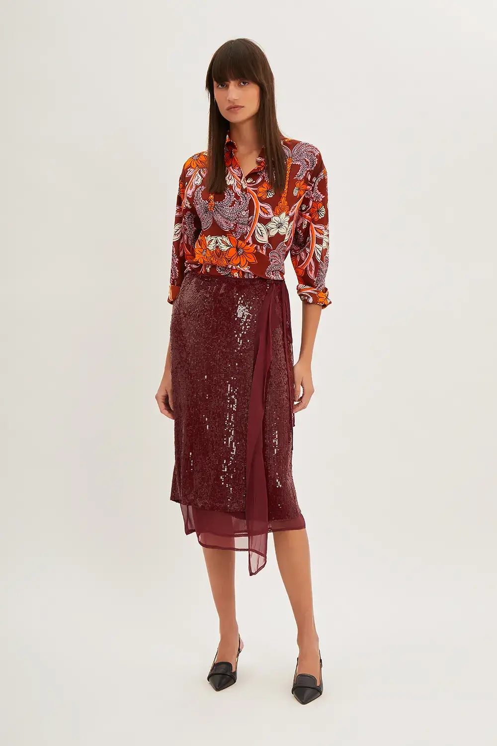 P.A.R.O.S.H. CAMICIA CON FIOCCO Flash Sale