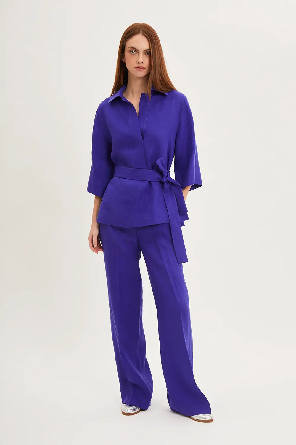P.A.R.O.S.H. BLUSA CON CINTURA Fornitura limitata