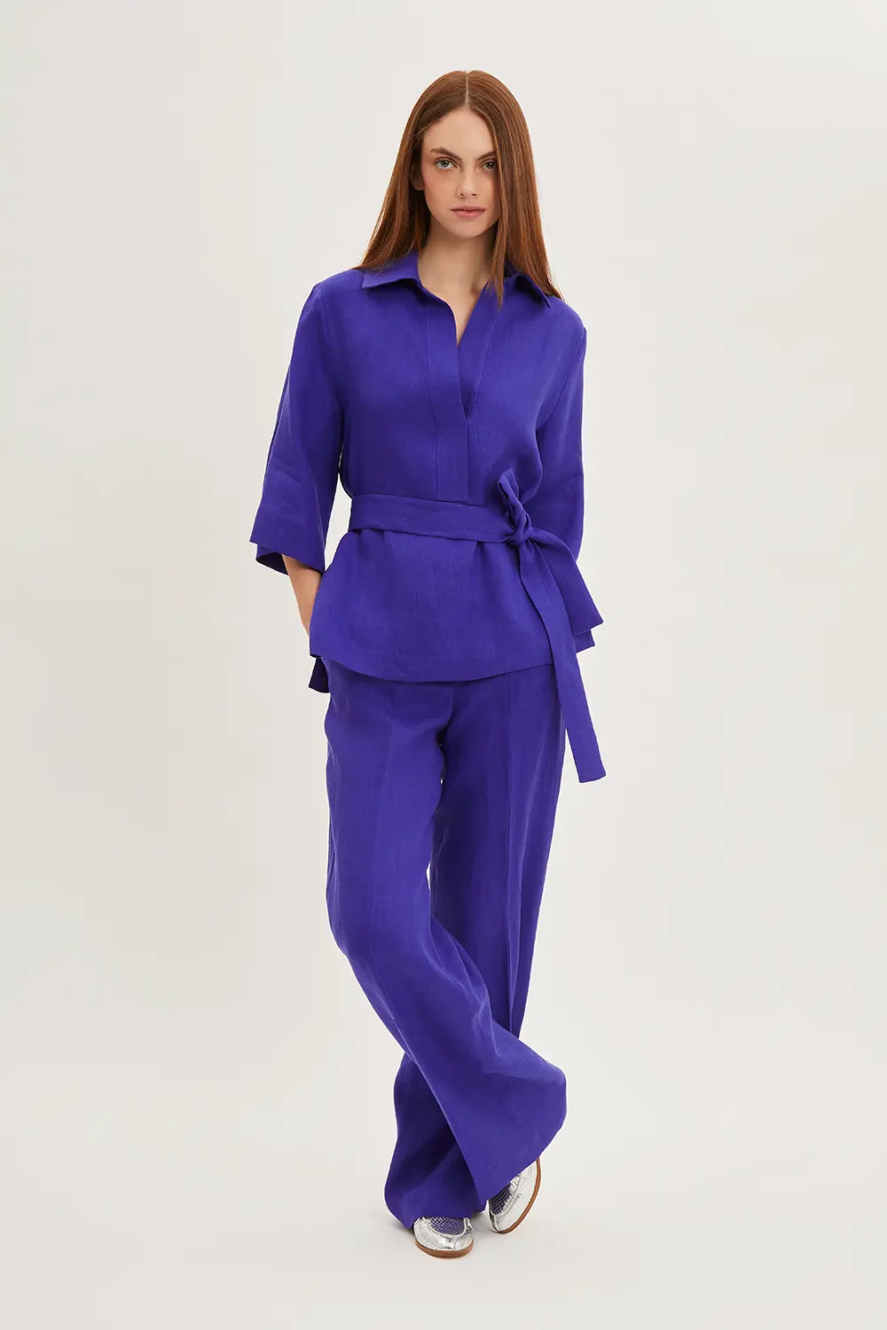 P.A.R.O.S.H. BLUSA CON CINTURA Fornitura limitata