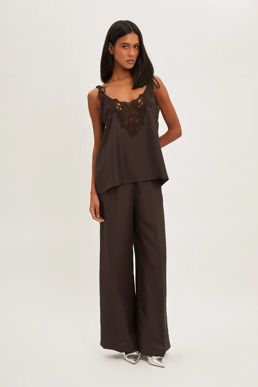 P.A.R.O.S.H. BLUSA CON PIZZO Offerta esclusiva