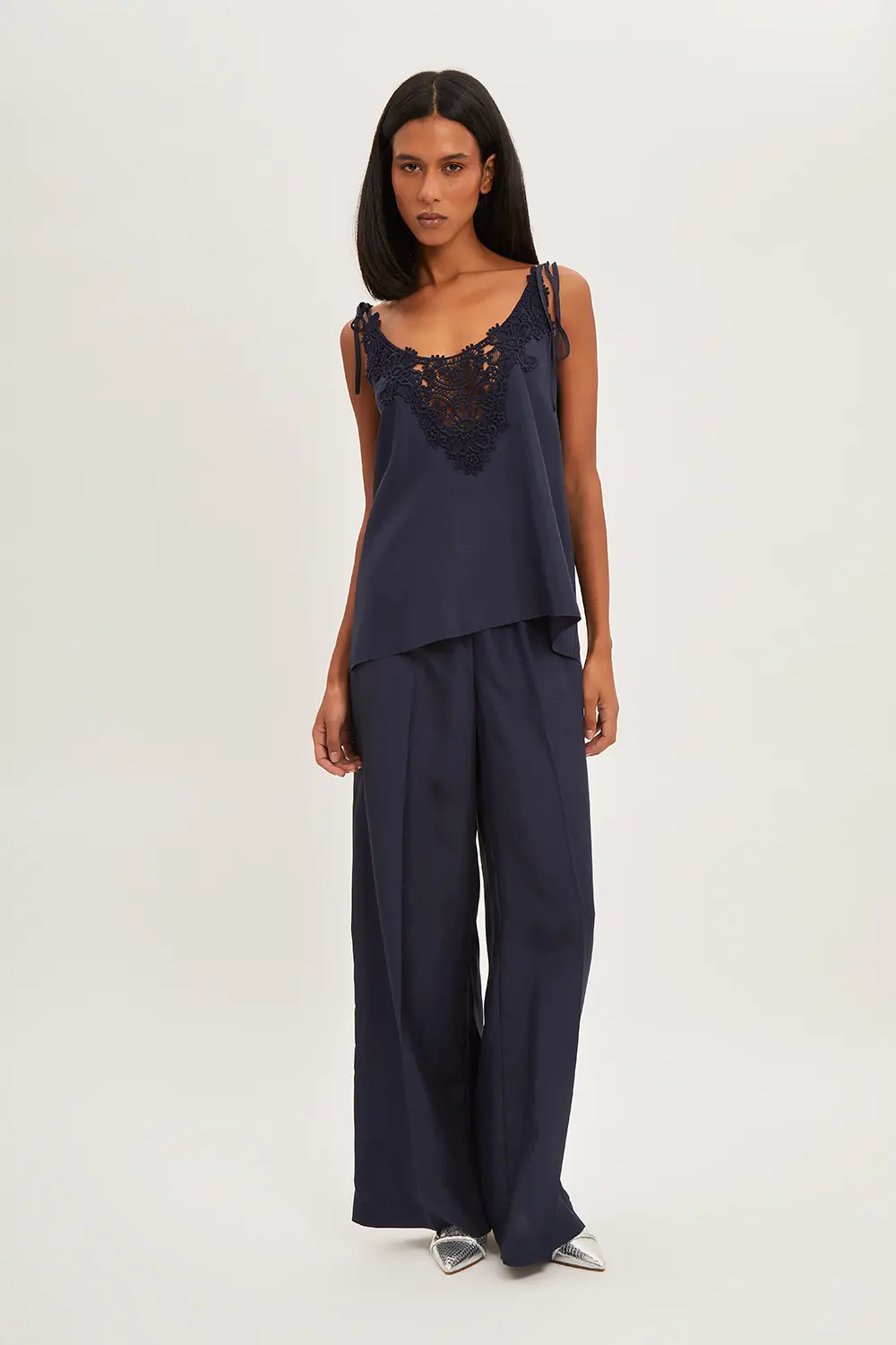 P.A.R.O.S.H. BLUSA CON PIZZO Vendite stagionali