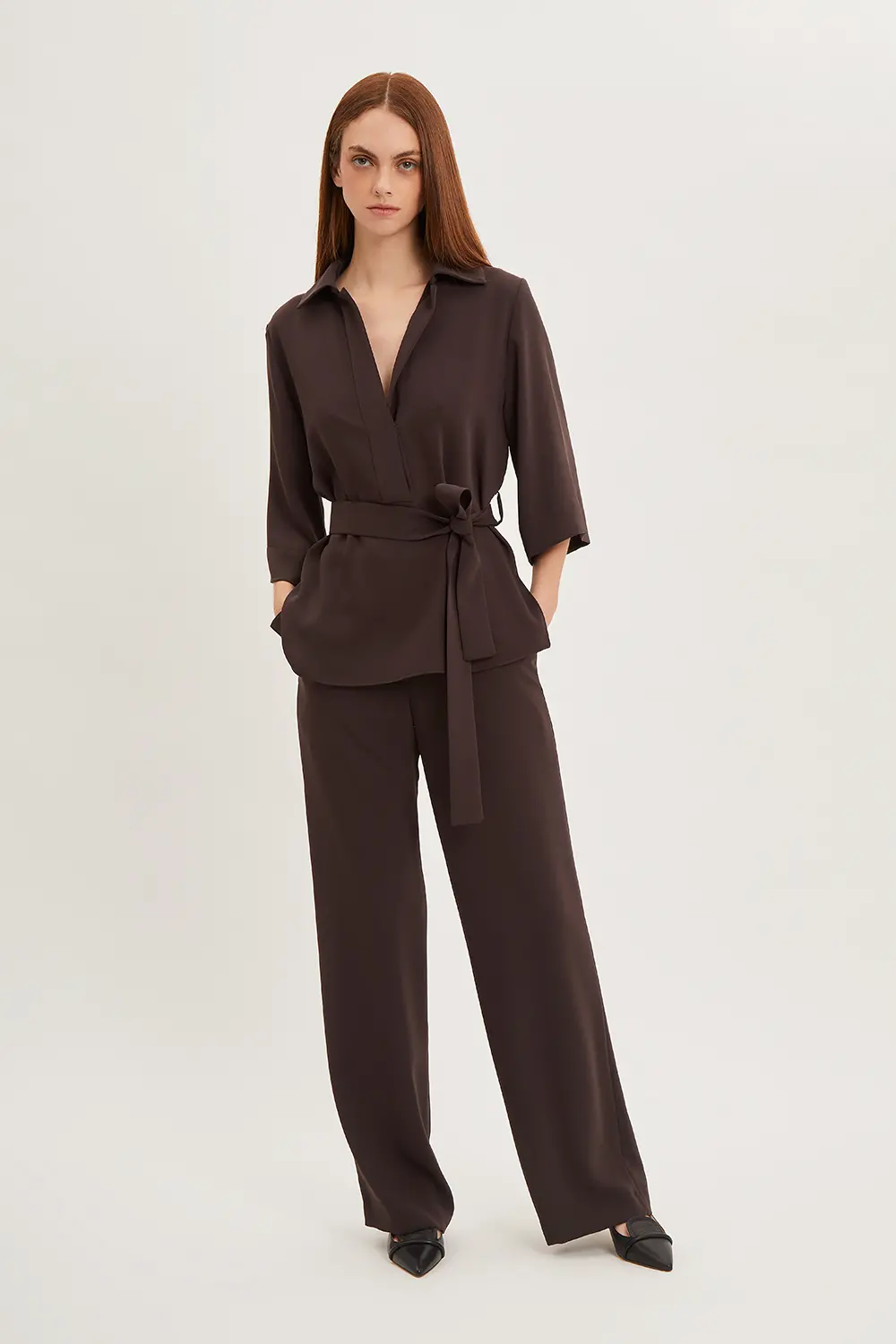 P.A.R.O.S.H. BLUSA CON CINTURA Offerta San Valentino