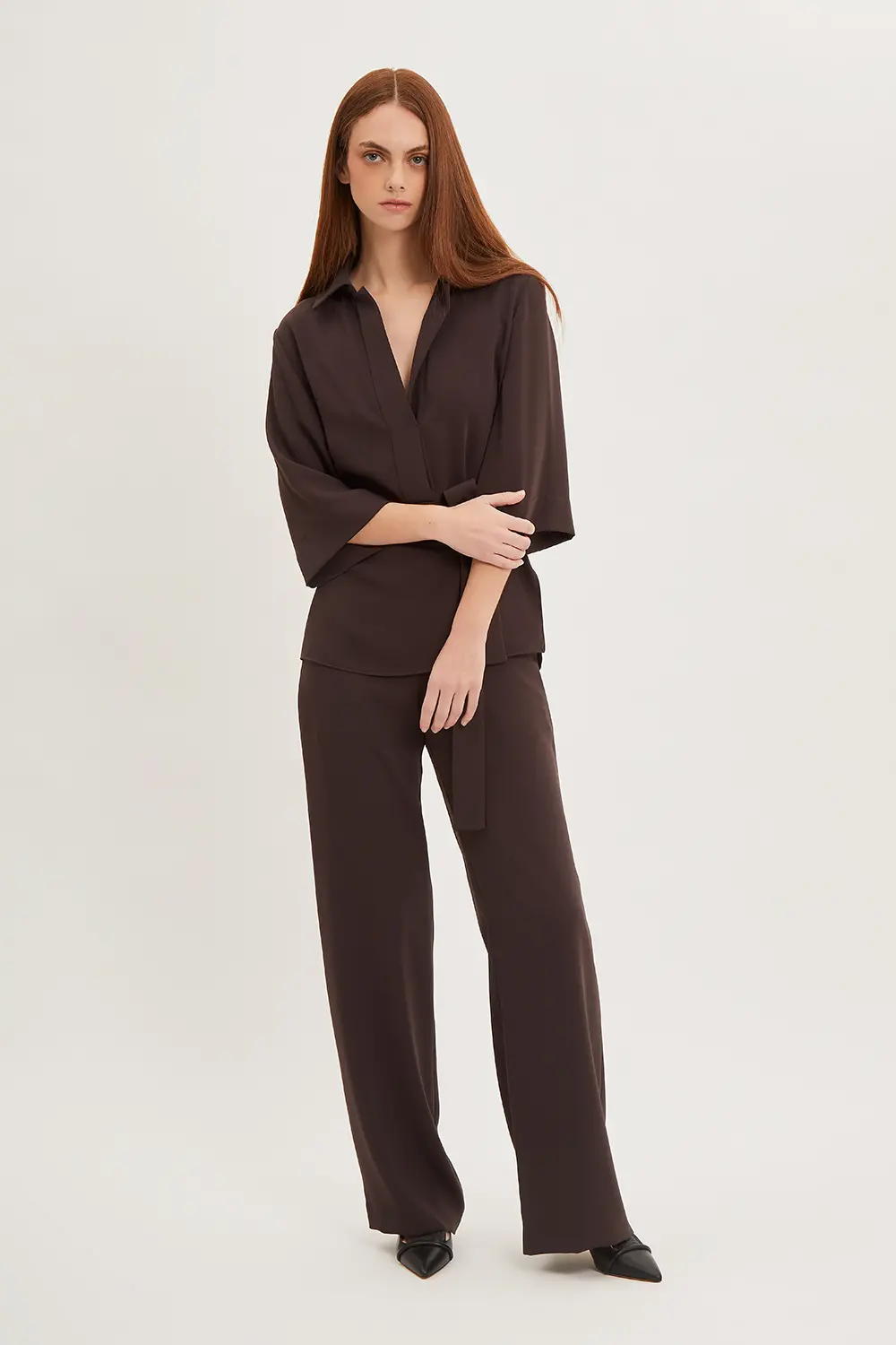 P.A.R.O.S.H. BLUSA CON CINTURA Offerta San Valentino