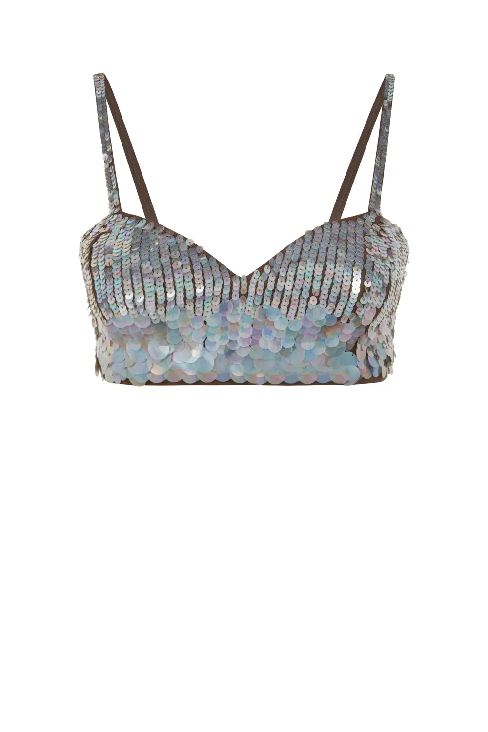 P.A.R.O.S.H. BUSTIER PAILLETTES DEGRADE Lightning offer