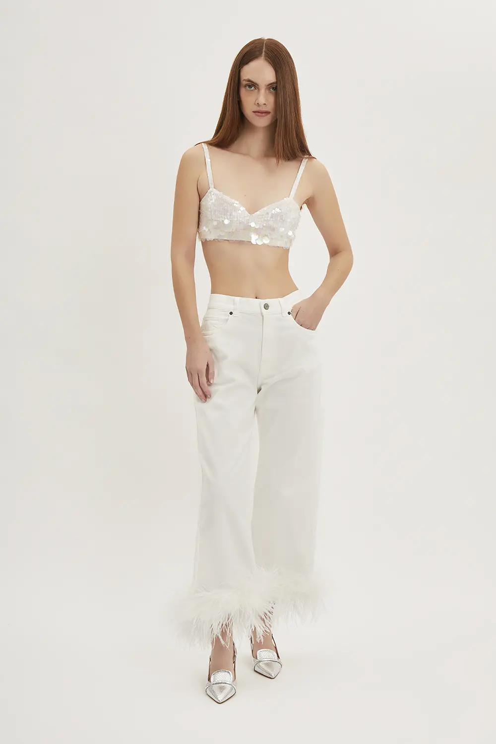 P.A.R.O.S.H. BUSTIER PAILLETTES DEGRADE Grandi sconti