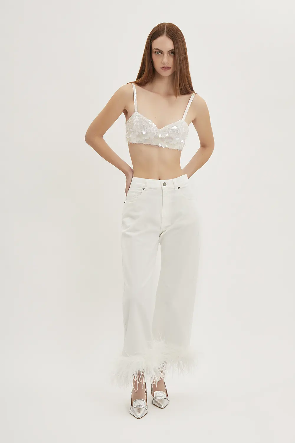 P.A.R.O.S.H. BUSTIER PAILLETTES DEGRADE Grandi sconti