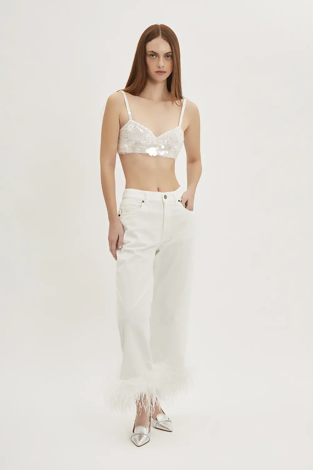 P.A.R.O.S.H. BUSTIER PAILLETTES DEGRADE Grandi sconti