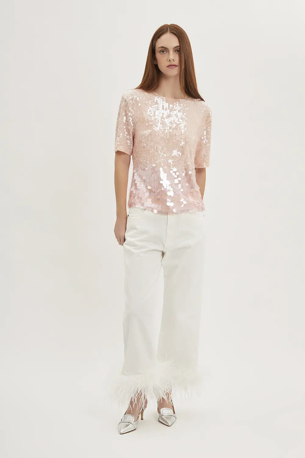 P.A.R.O.S.H. BLUSA PAILLETTES DEGRADE Nuovi prodotti