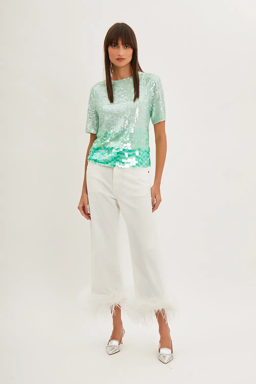 P.A.R.O.S.H. BLUSA PAILLETTES DEGRADE Bestseller