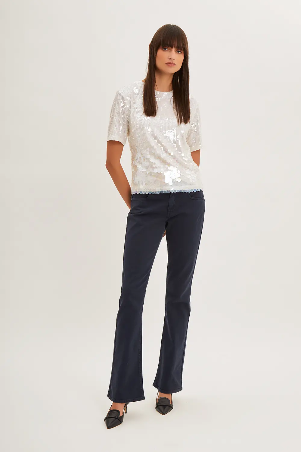 P.A.R.O.S.H. BLUSA PAILLETTES DEGRADE Offerte stagionali