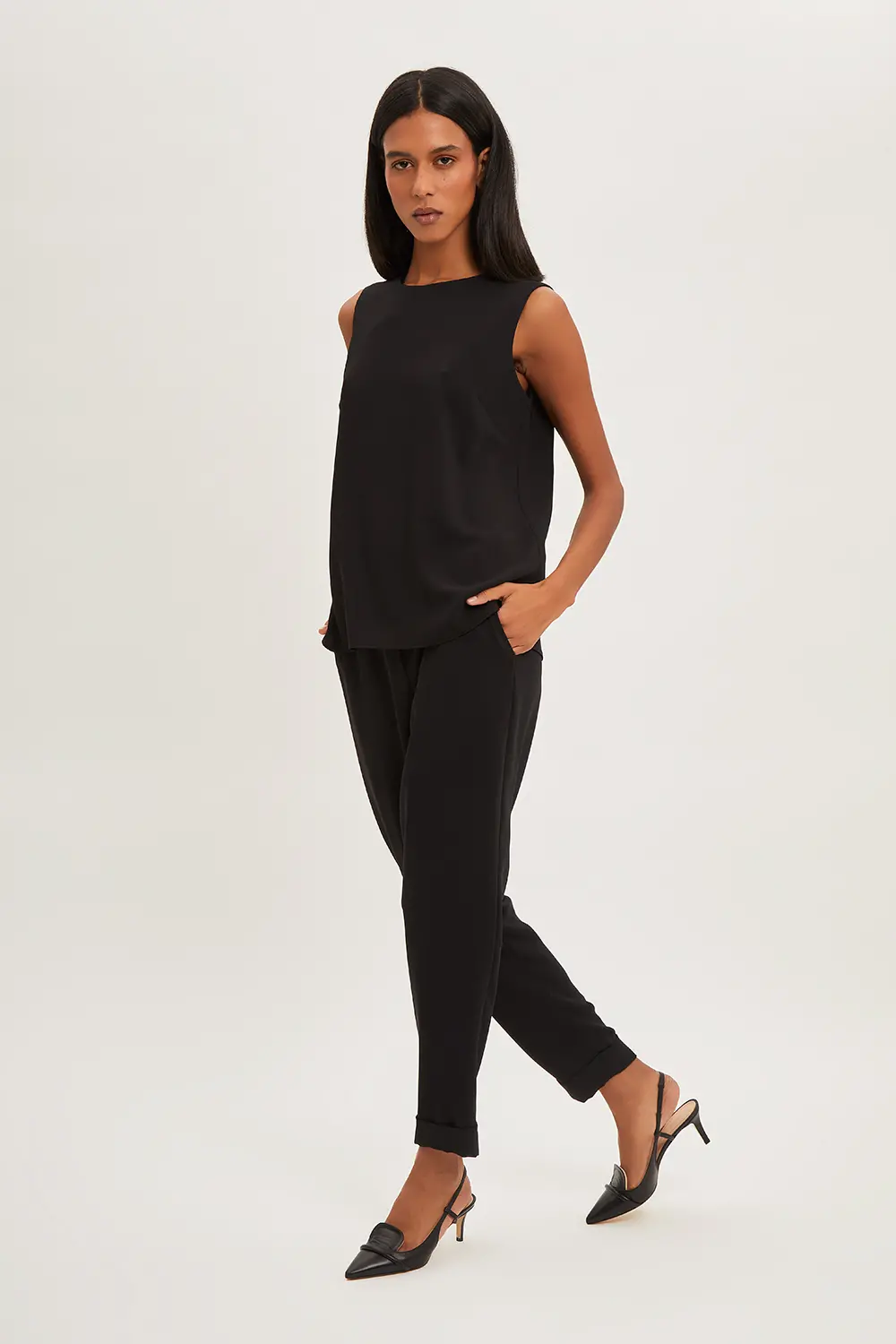 P.A.R.O.S.H. PANTALONI OMETTO Esporta salva