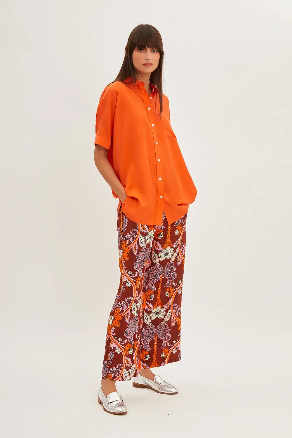 P.A.R.O.S.H. PANTALONE IN SETA Qualità Garantita