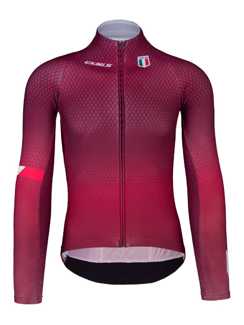 Q36.5 Gregarius Hybrid Made in Italy Maglia Maniche Lunghe Rosso Siena Outlet