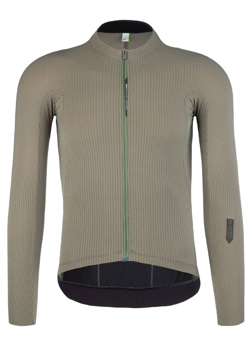 Q36.5 Dottore Pro Maglia Maniche Lunghe Verde Oliva Nuovo