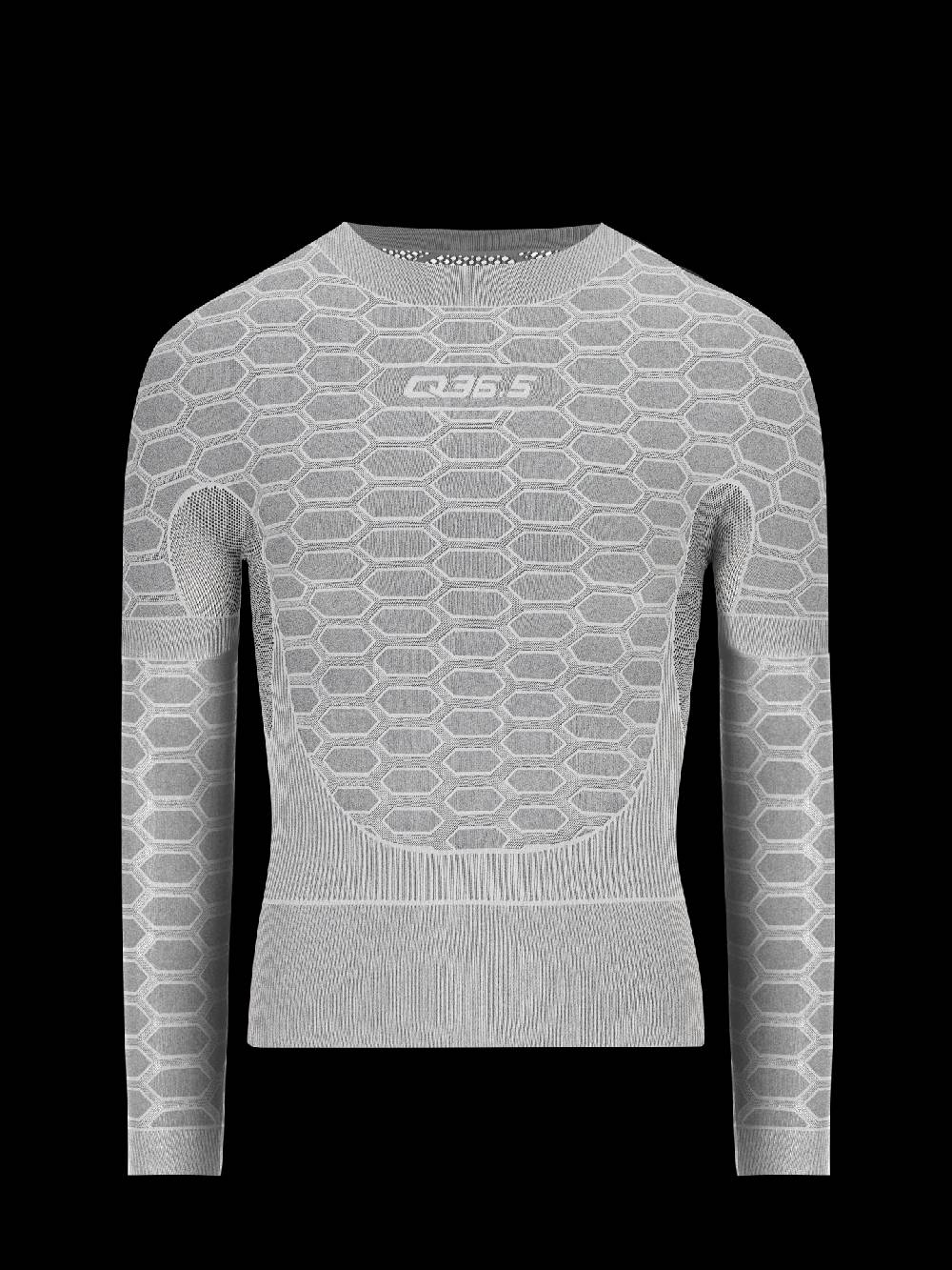 Q36.5 Intimo 3 Maniche Lunghe Grigio Ghiaccio Affare Del Giorno