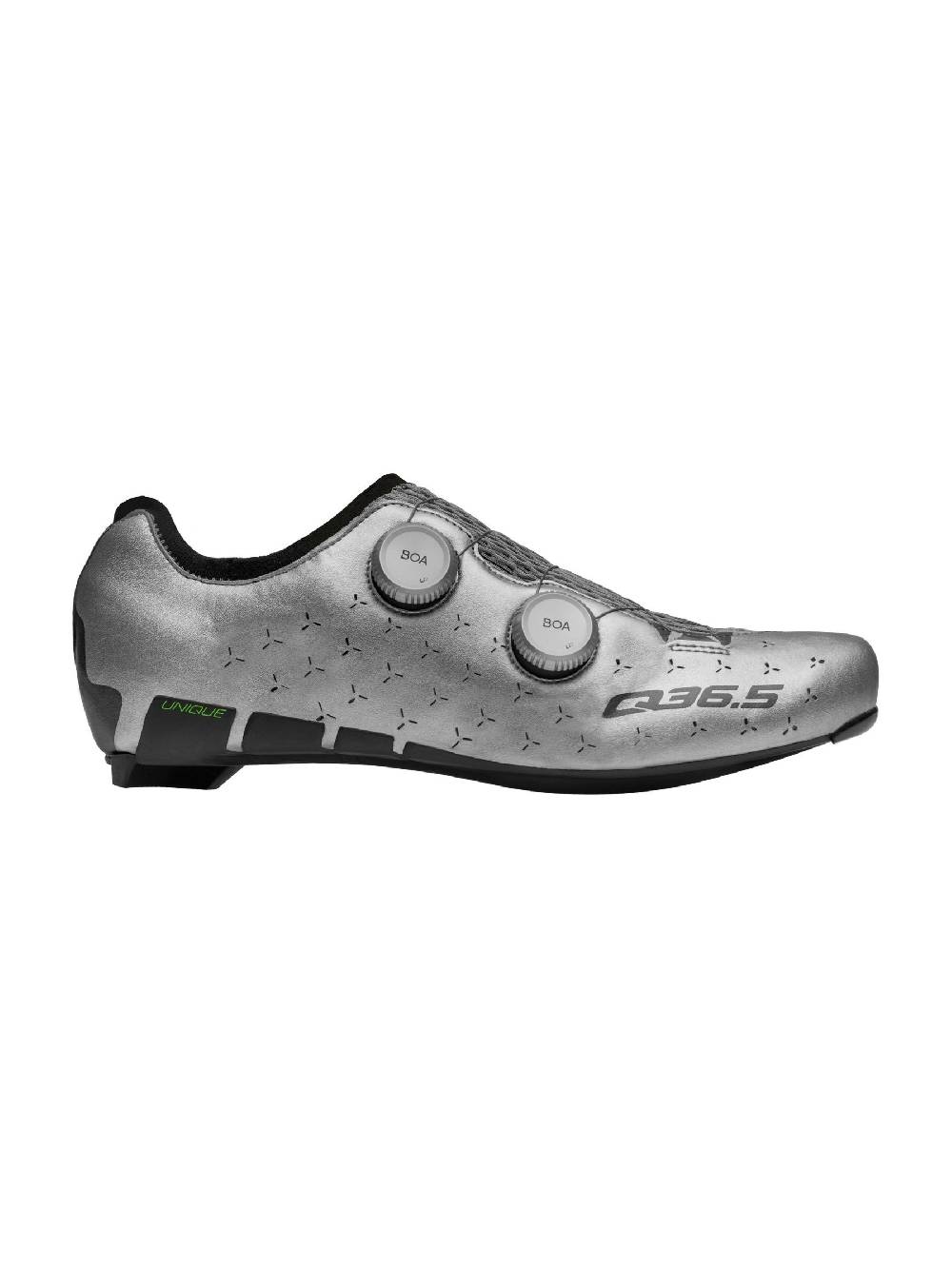 Q36.5 Unique Scarpe Strada Grigio Argento Promozione Limitata