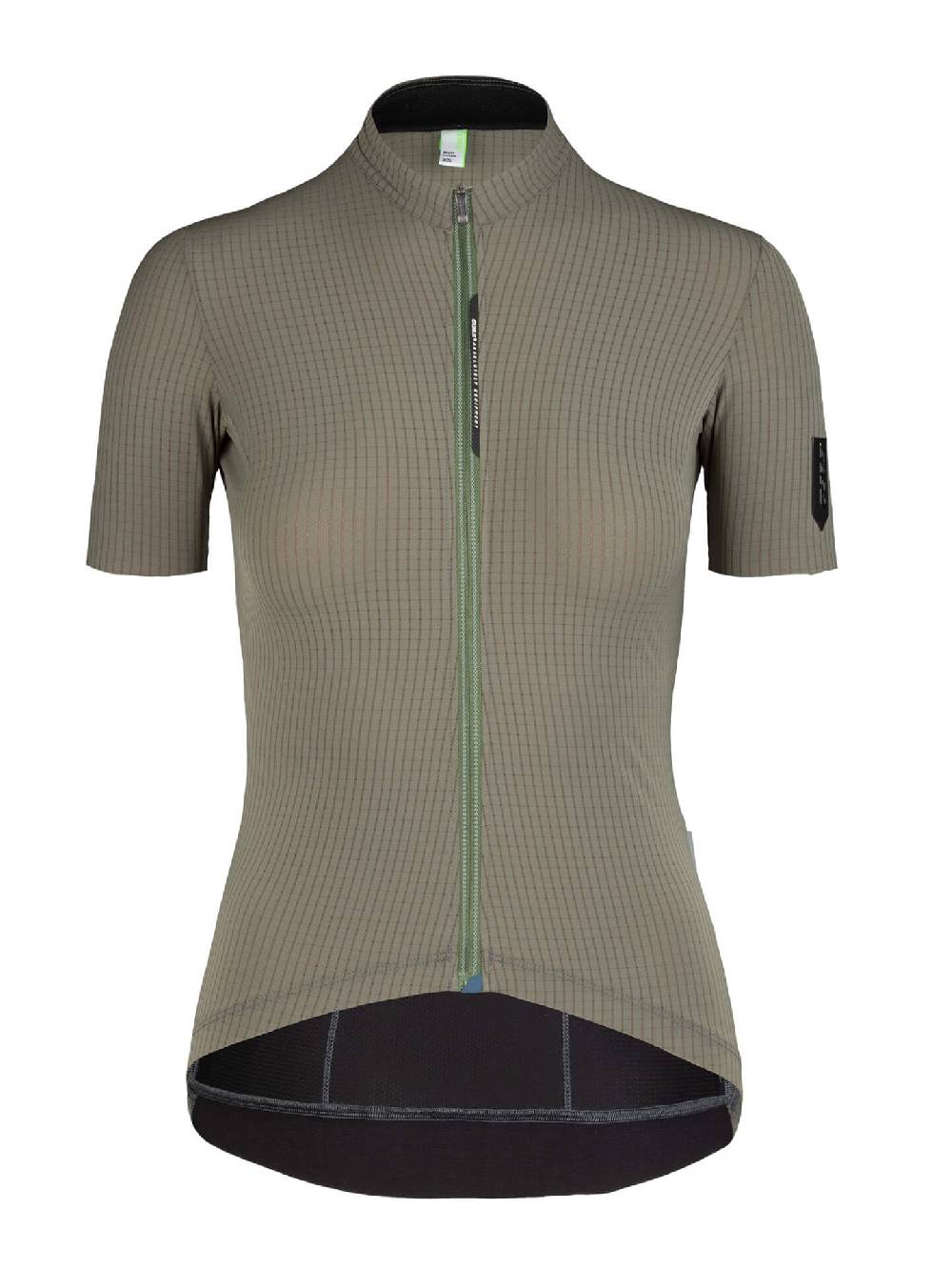 Q36.5 Pinstripe X Maglia Donna Verde Oliva Saldi Di Fabbrica