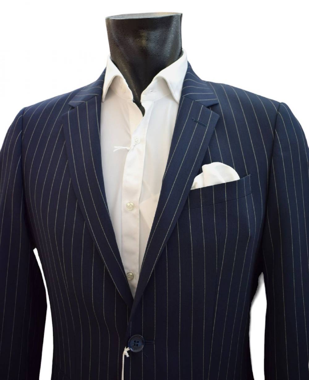 Digel Move Abito blu gessato digel in lana marzotto extra slim fit Vendita Calda