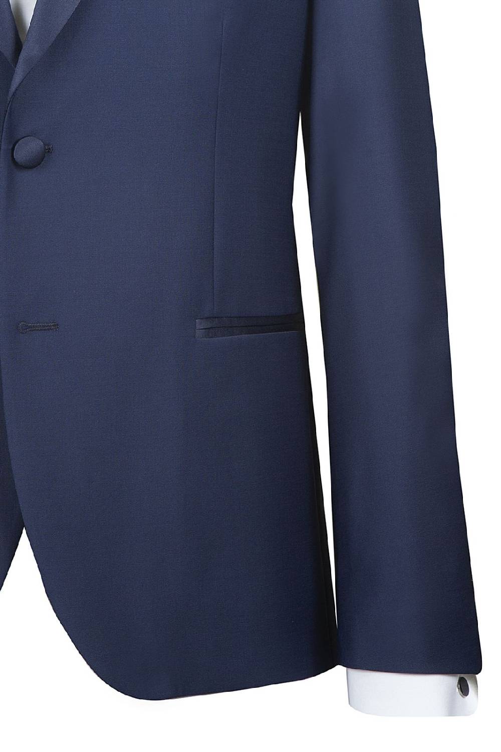 Simbols Abito smoking con gilet bluette simbols drop quattro comfort fit Saldi Di Fabbrica