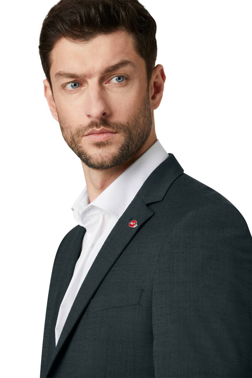 Digel Abito elegante verde scuro digel slim fit con gilet I Più Venduti