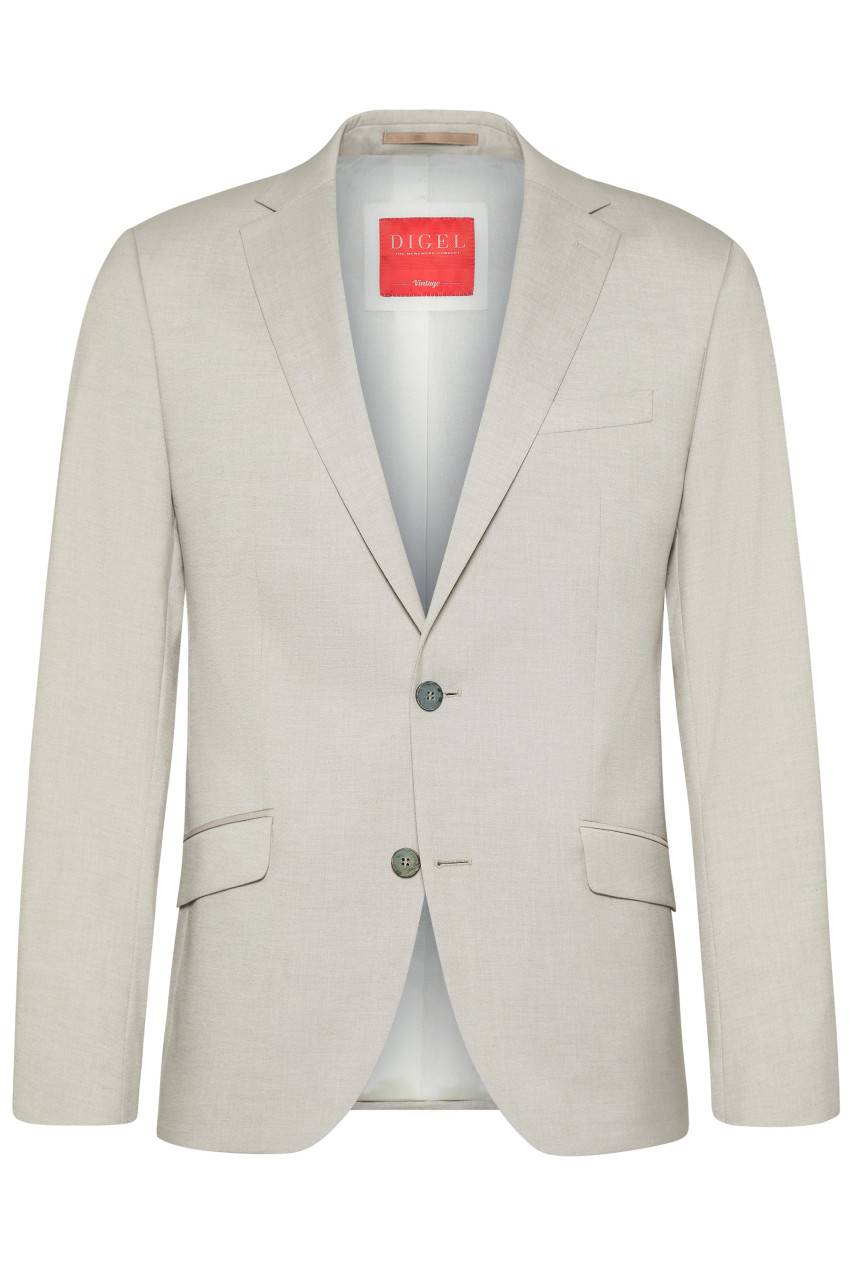Digel Abito elegante beige digel slim fit con gilet e papillon Negozio