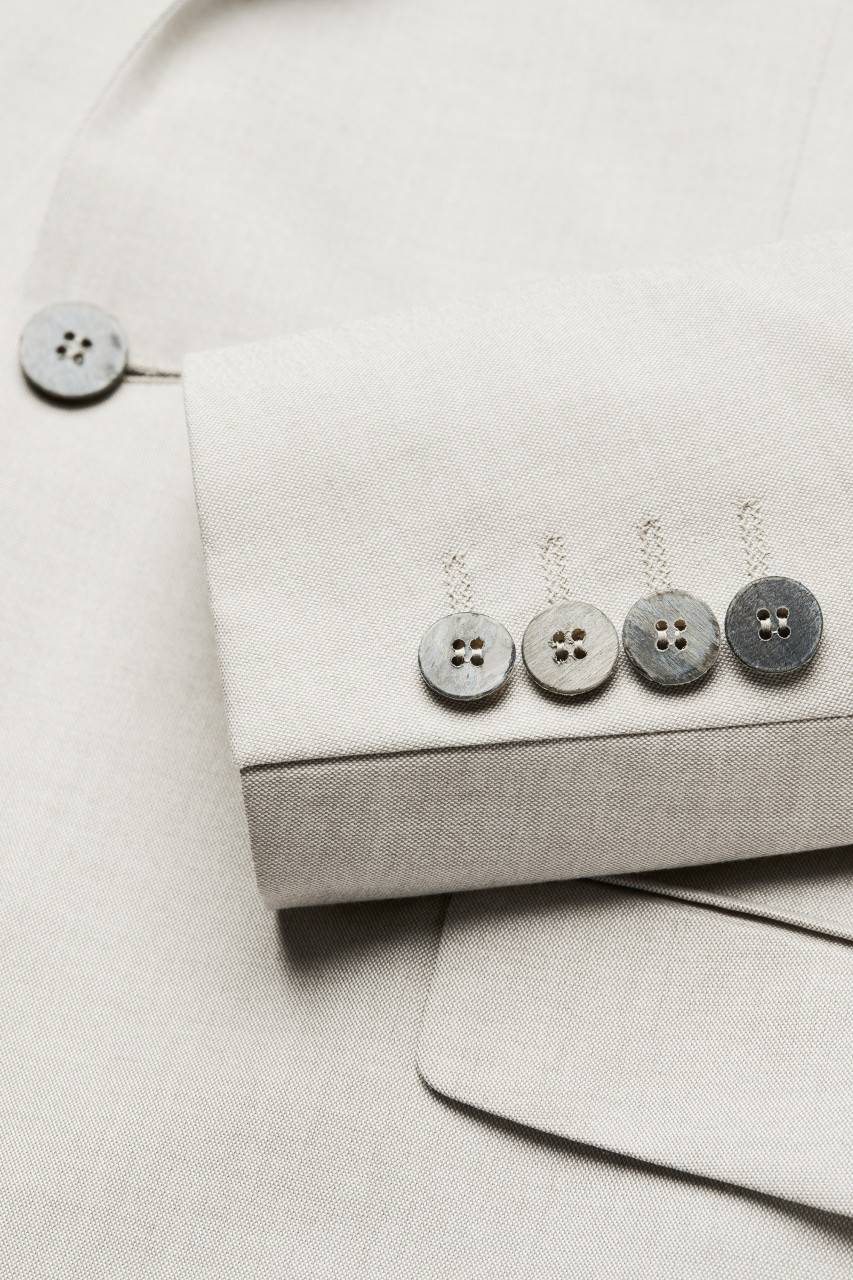 Digel Abito elegante beige digel slim fit con gilet e papillon Negozio