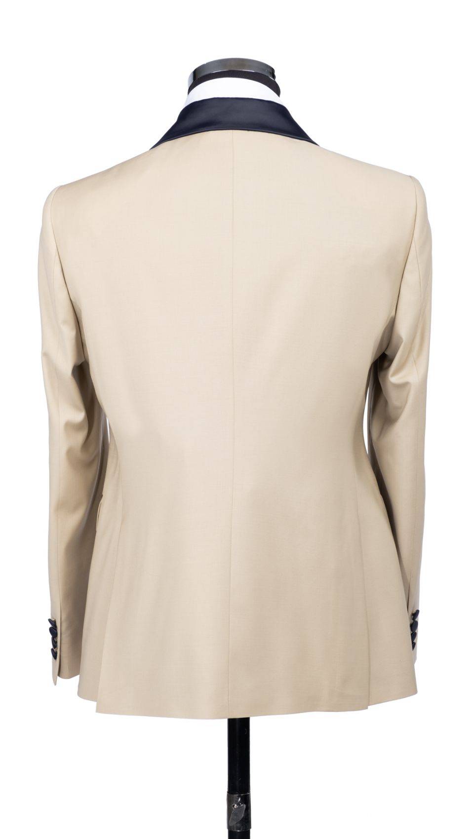 Baggi Smoking beige doppiopetto baggi cerimonia slim fit Nuova