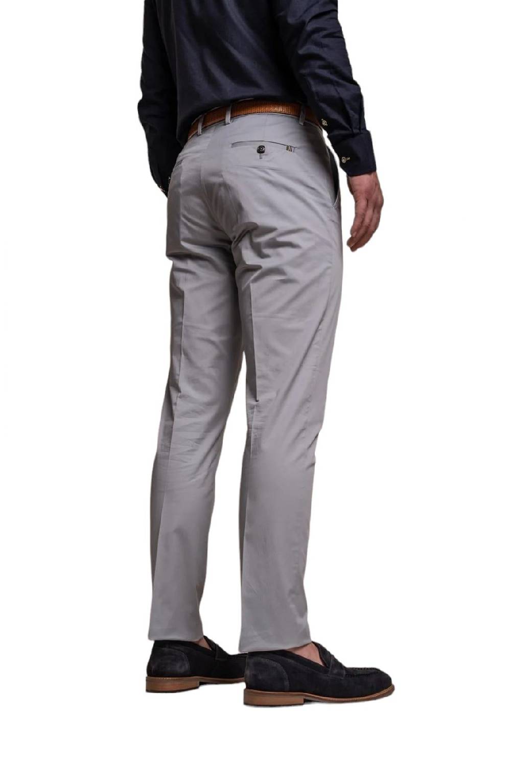 House of Cavani Abito grigio chiaro cavani in cotone stretch sfoderato 2025