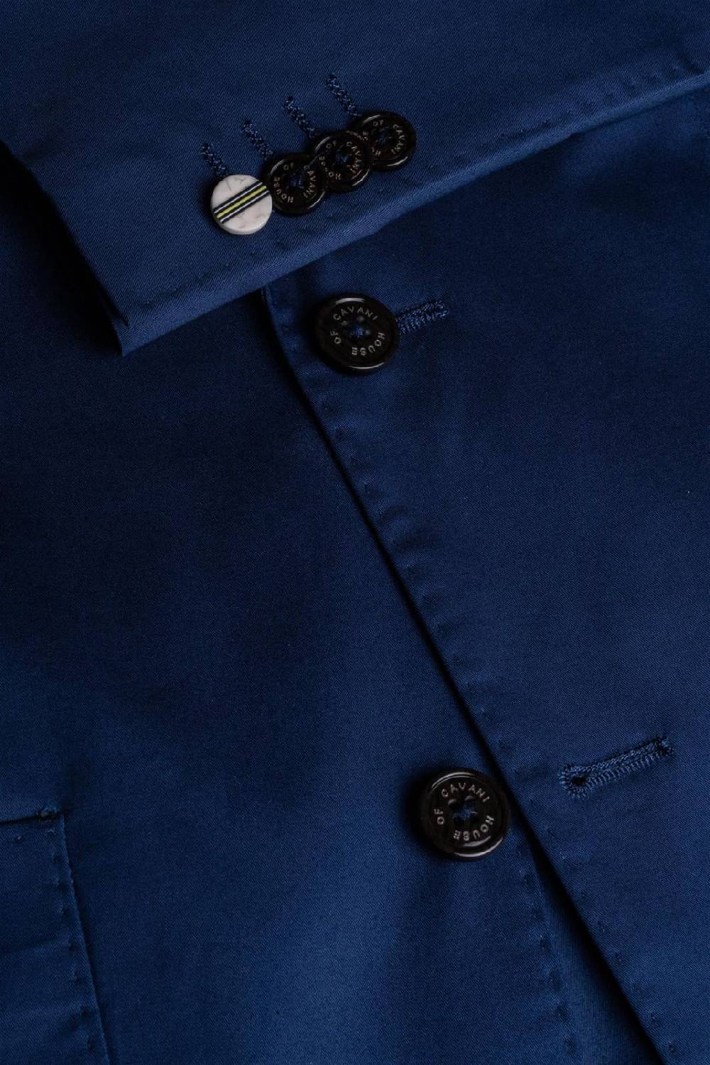 House of Cavani Abito blu elettrico cavani in cotone stretch sfoderato Italia