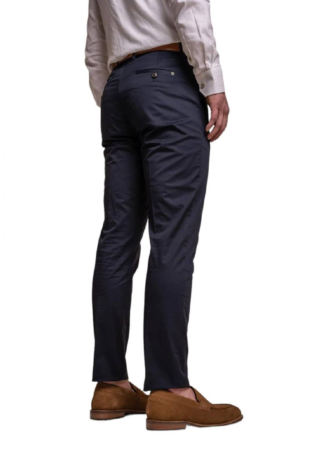 House of Cavani Abito blu navy cavani in cotone stretch sfoderato 2025