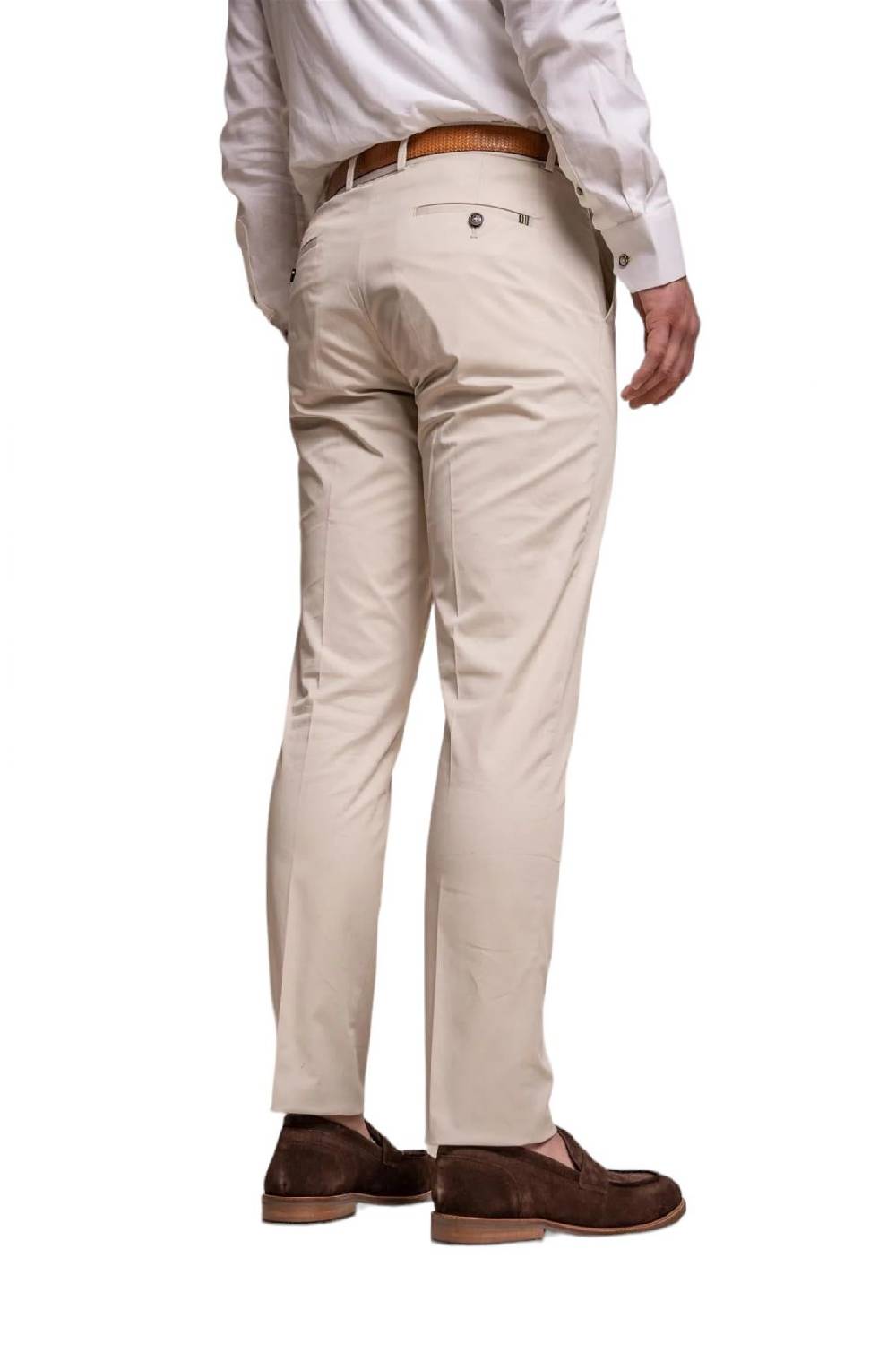 House of Cavani Abito beige cavani in cotone stretch sfoderato In Linea