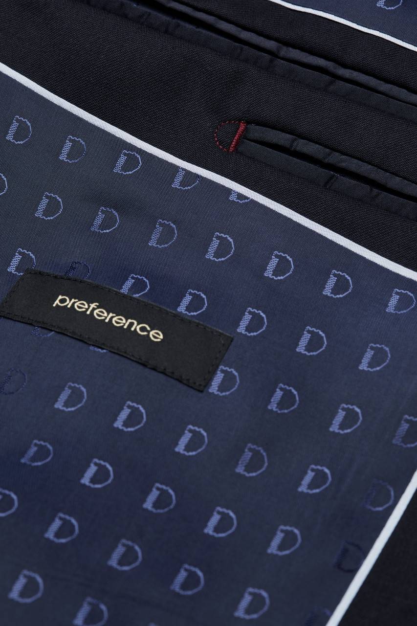 Digel Giacca blu scuro digel drop sei modern fit lana reda super 110's Spedizione Gratuita