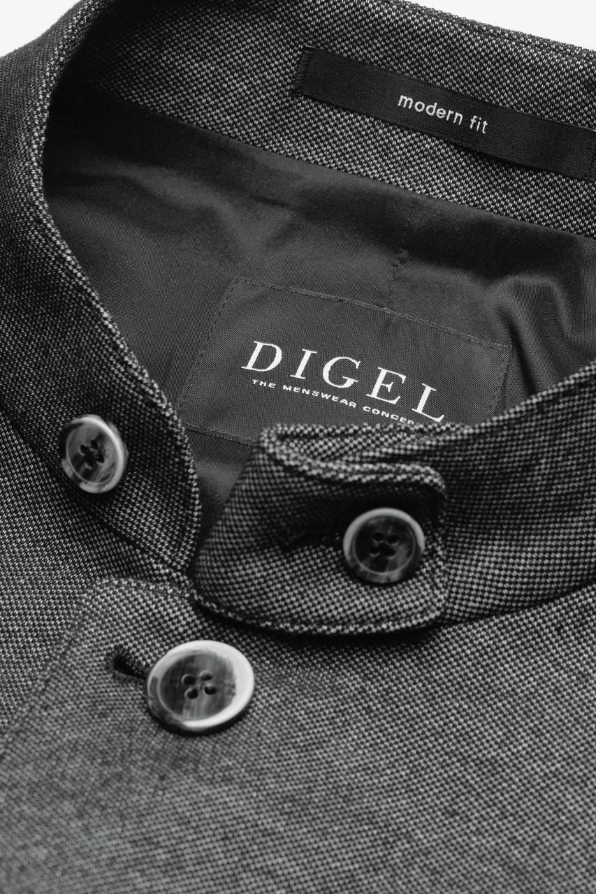 Digel Giacca alla coreana digel modern fit in jersey Consegna Veloce