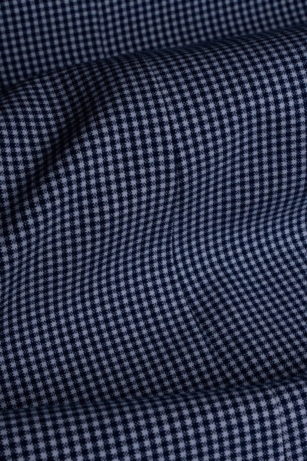 House of Cavani Giacca blazer cavani a quadretti blu stretch Promozione Limitata