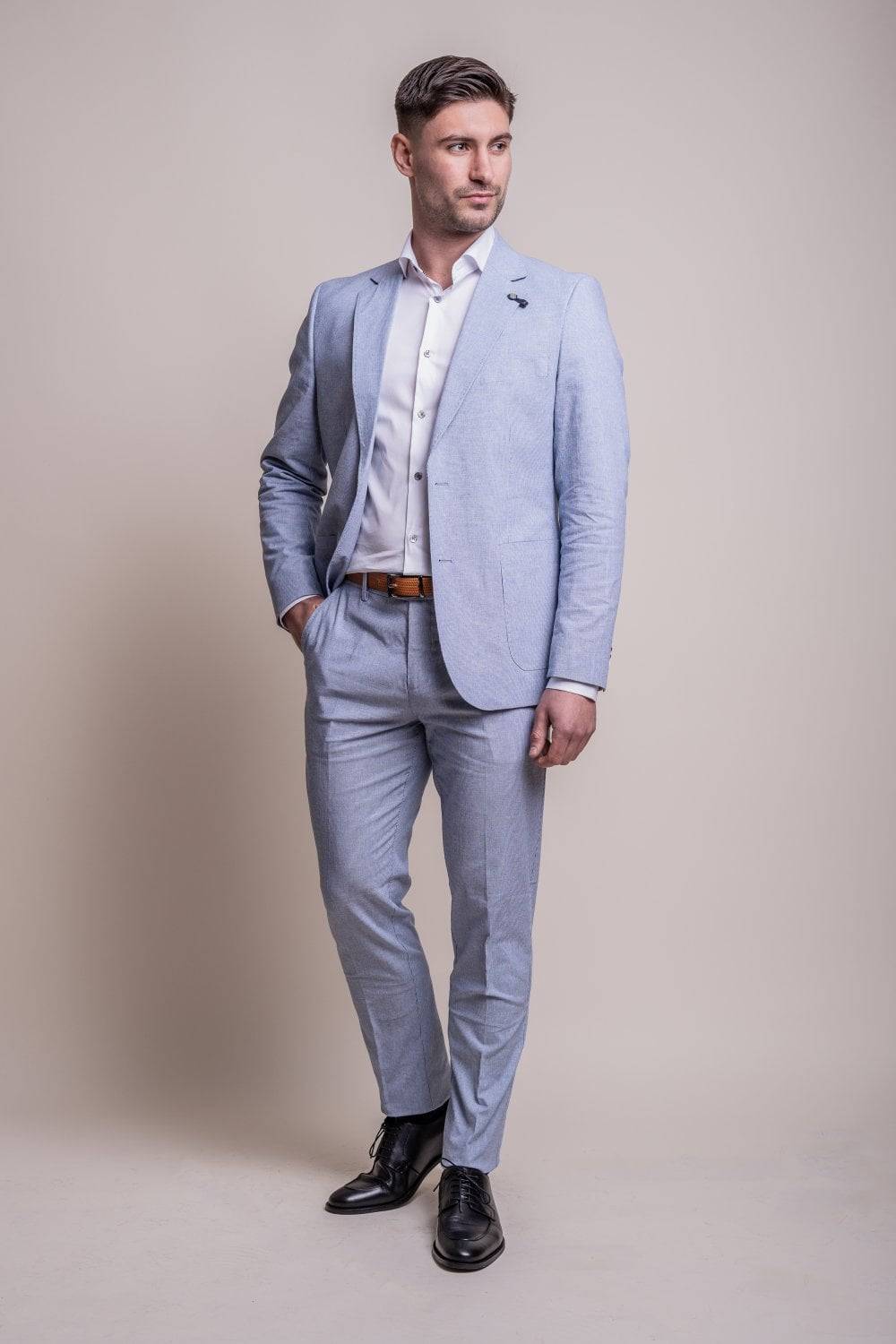 House of Cavani Giacca house of cavani semi foderata in cotone e lino modern fit Fino Al -60%
