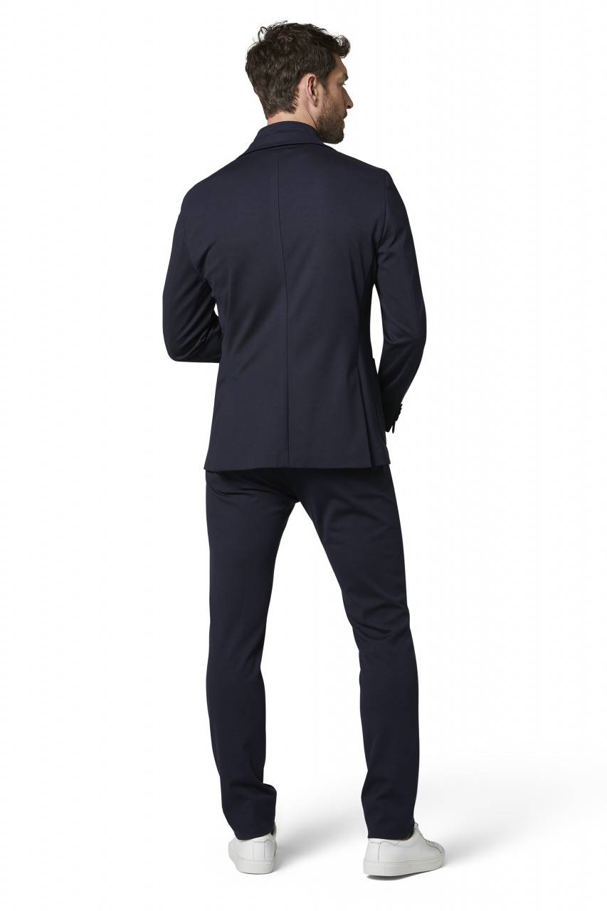 Digel Giacca digel blu in jersey drop quattro corto con pettorina staccabile Shopping Online