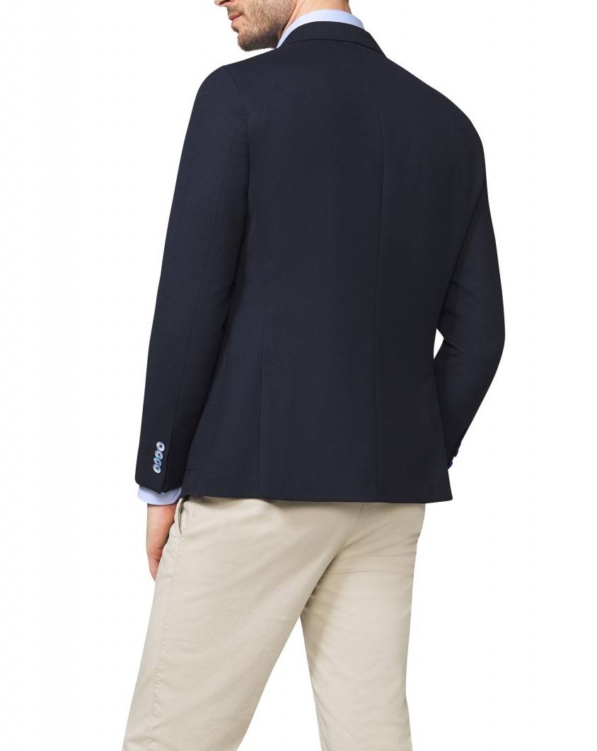 Digel Giacca blazer blu marine digel sfoderato drop sei modern fit Sottocosto