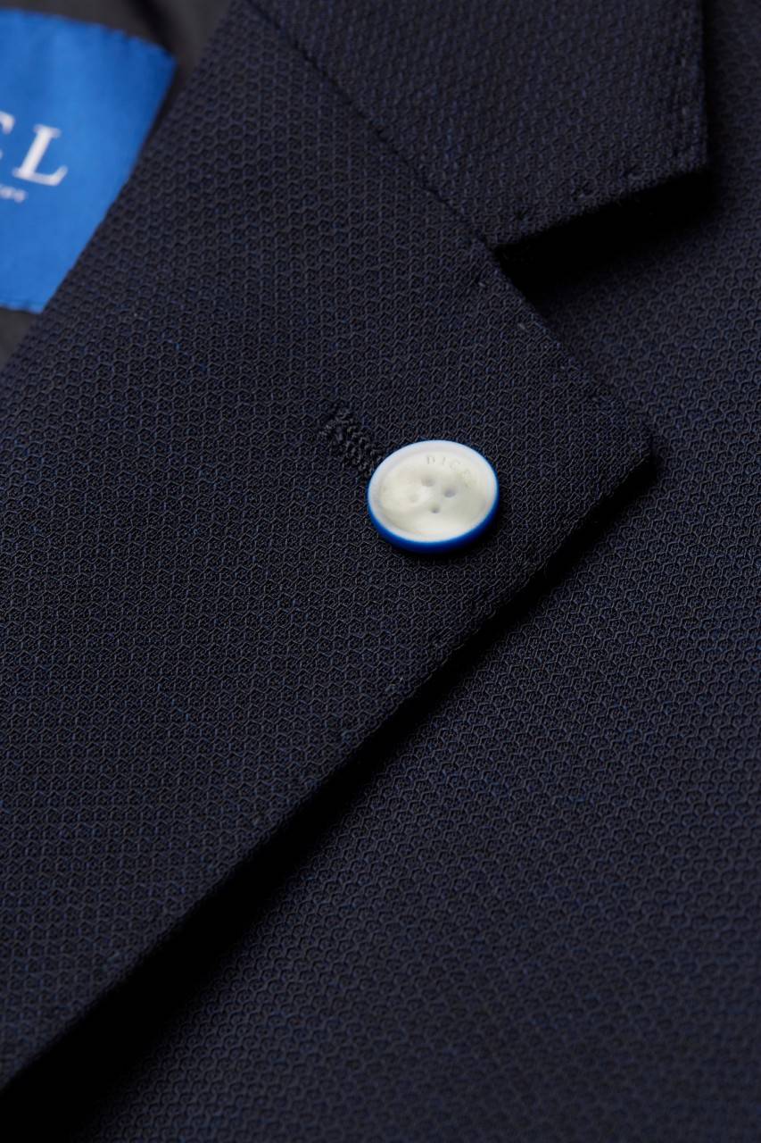 Digel Giacca blazer blu marine digel sfoderata drop quattro corto Convenienza