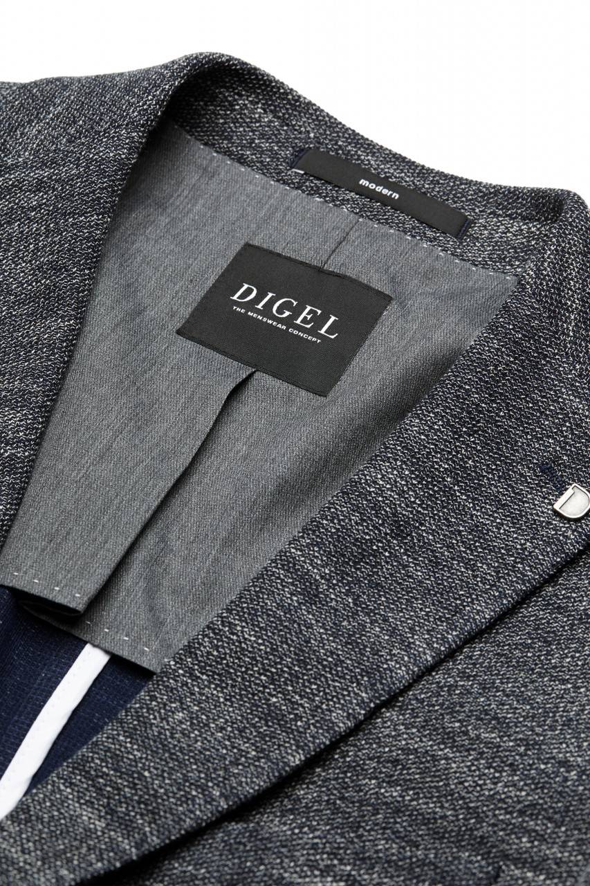 Digel Giacca in jersey grigia digel drop sei modern fit Economico